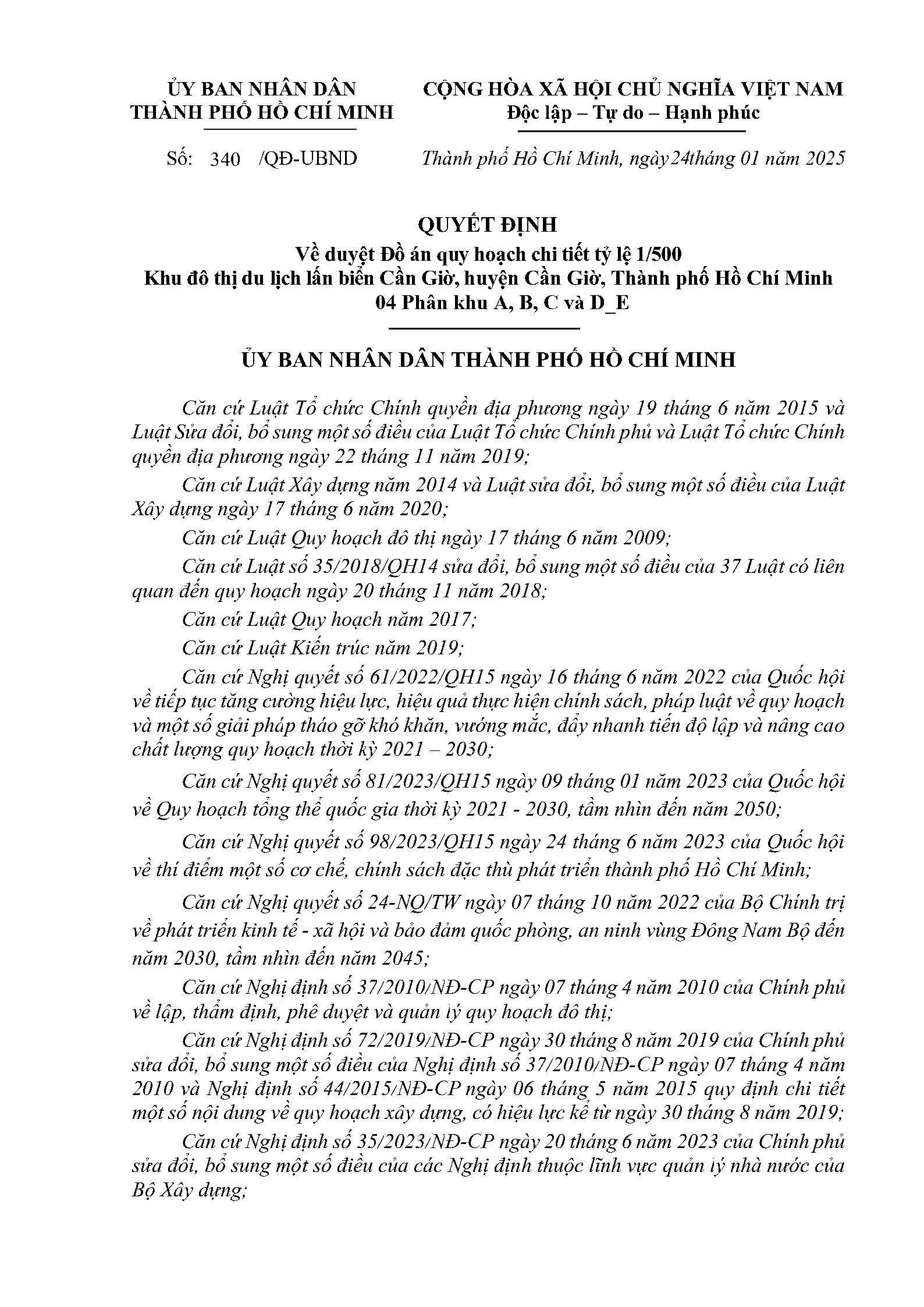 Pháp lý Vinhomes Cần Giờ